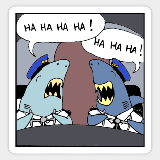 Pilot Sharks Sticker